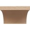 Ekena Millwork 6in. W x 4in. H x 16in. L Huntington Woodgrain TimberThane Rafter Tail, Primed Tan RFTUR06X04X16HUNRCPR - alternate 3